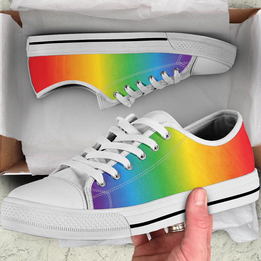 Rainbow Canvas Shoes