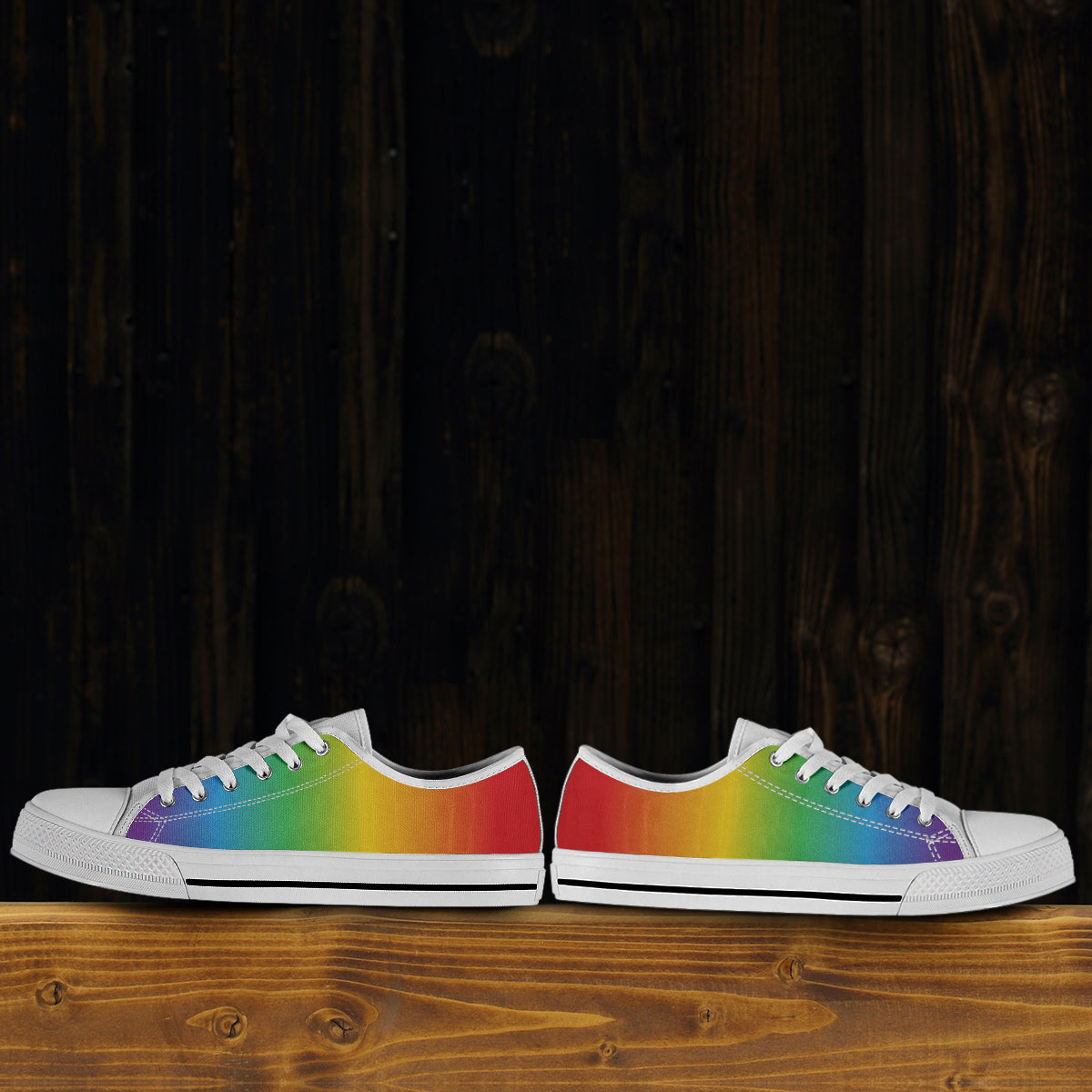 Rainbow Canvas Shoes