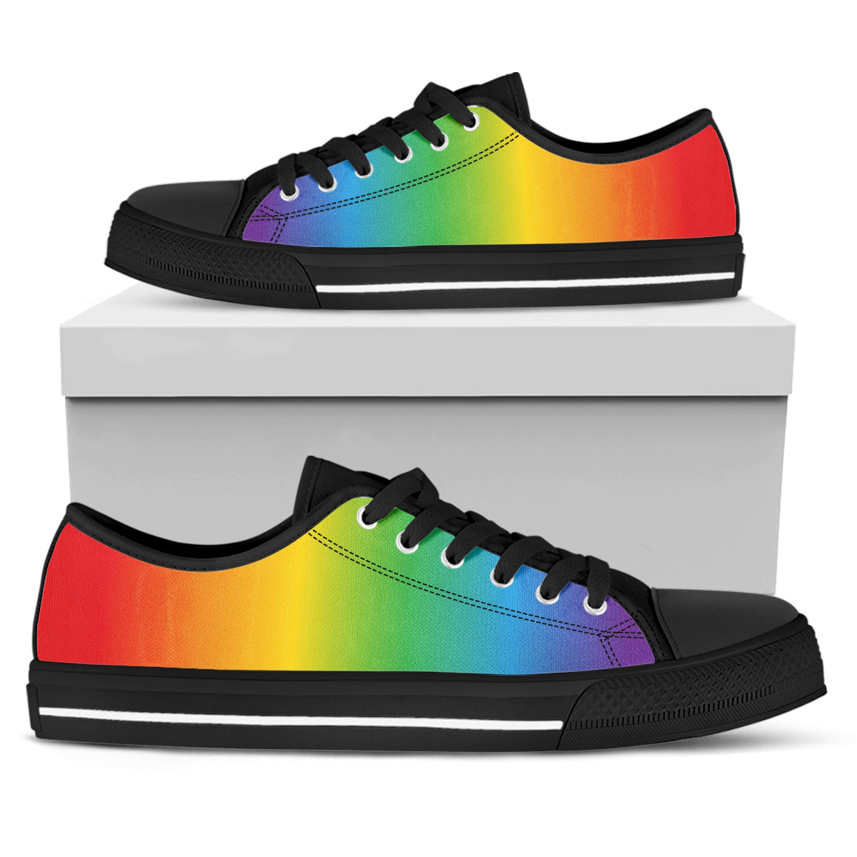 Rainbow Canvas Shoes