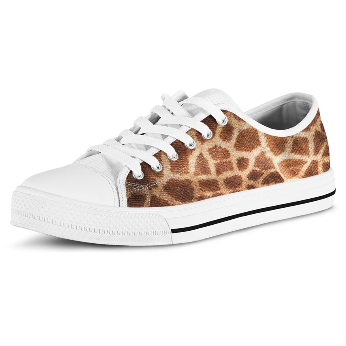 Giraffe Print Canvas Shoes