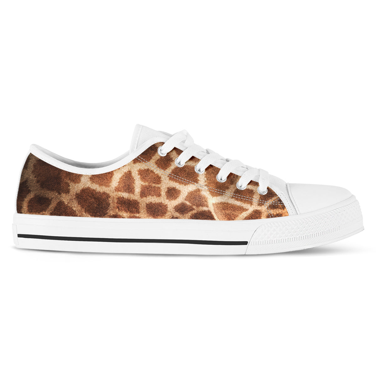 Giraffe Print Canvas Shoes