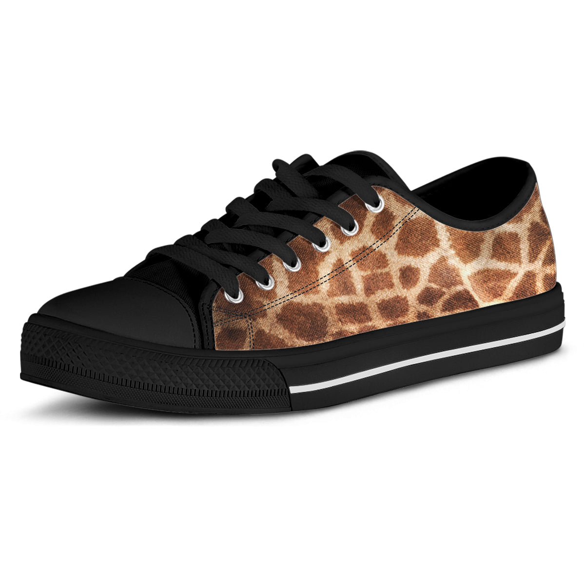 Giraffe Print Canvas Shoes