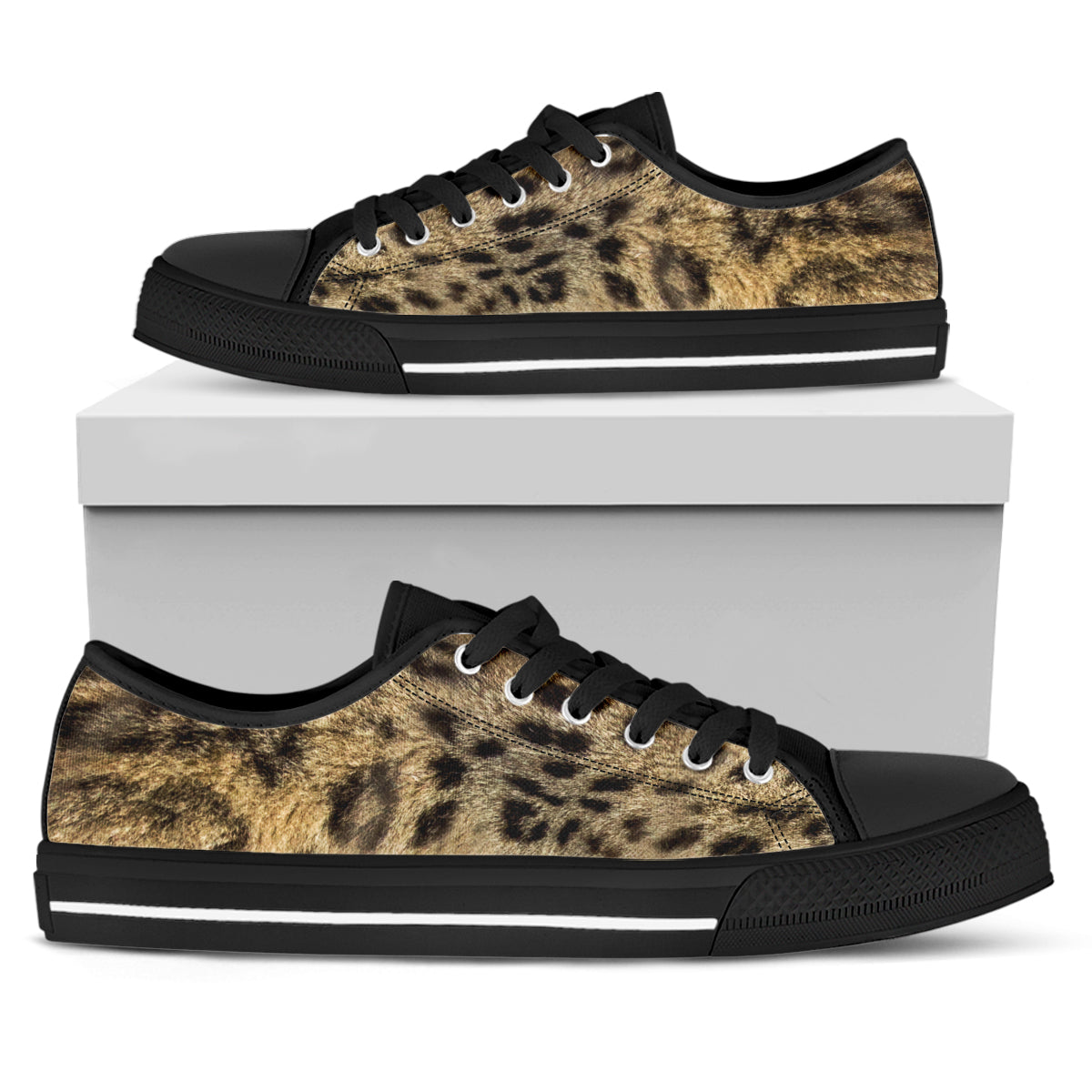Leopard Print Canvas Shoes