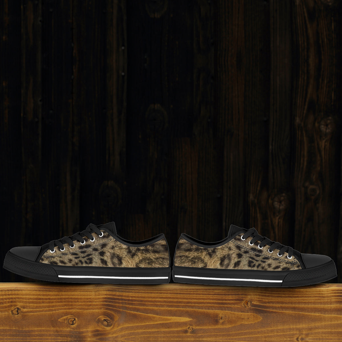 Leopard Print Canvas Shoes