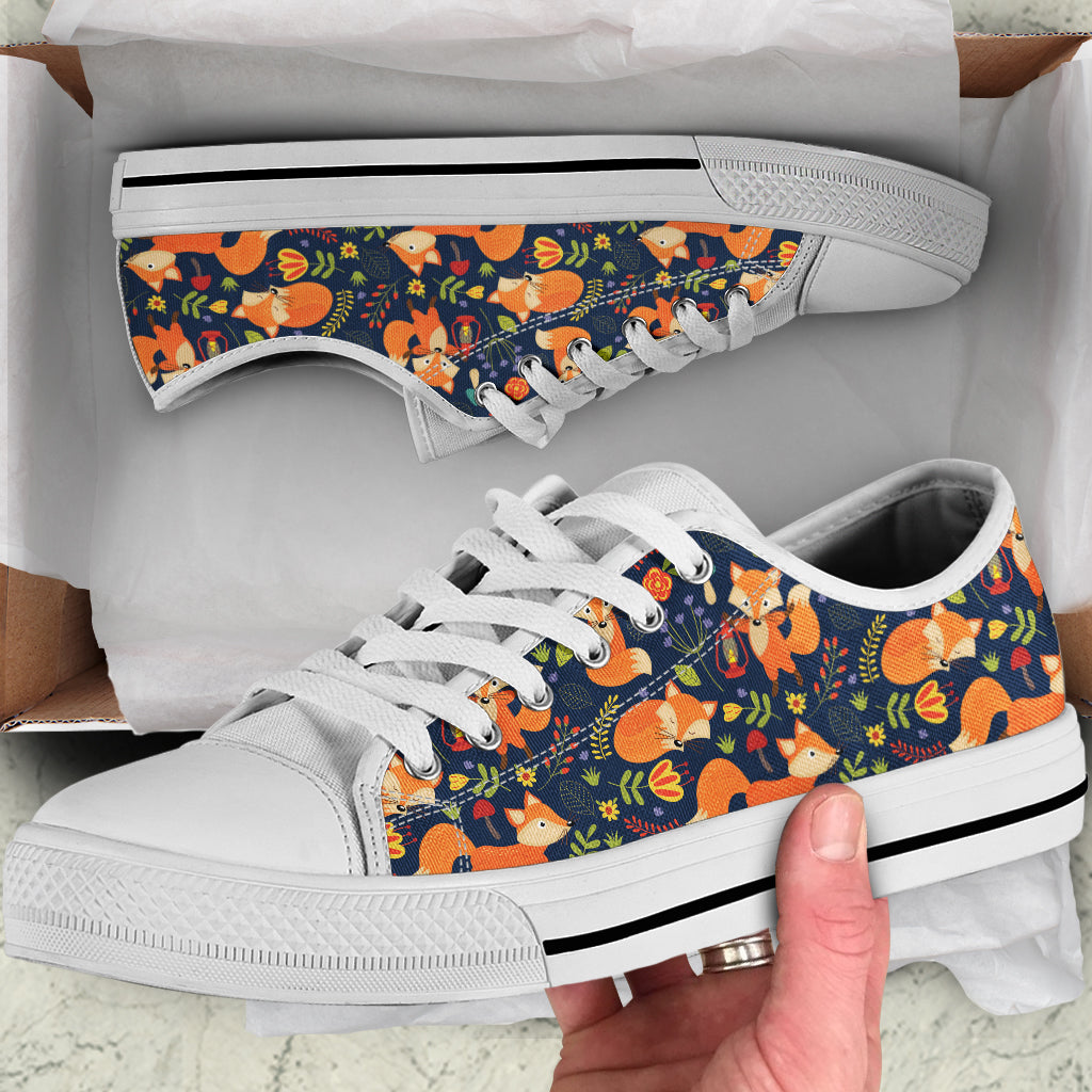 Cartoon Fox Canvas Shoes
