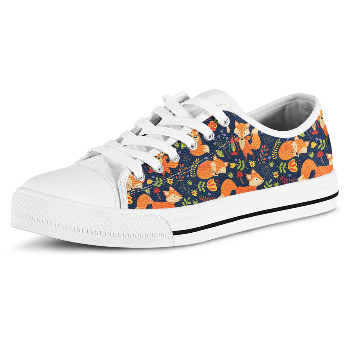Cartoon Fox Canvas Shoes