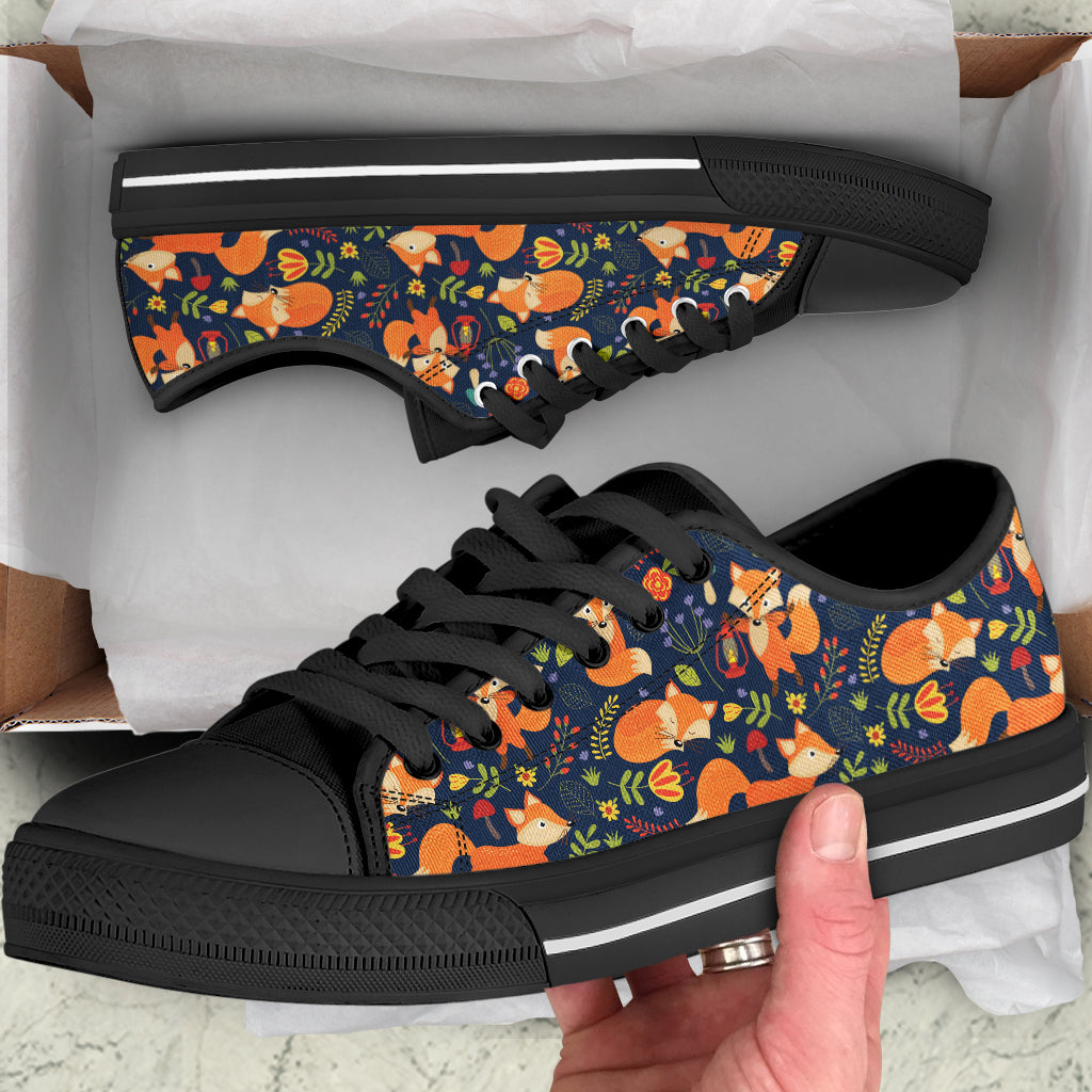 Cartoon Fox Canvas Shoes