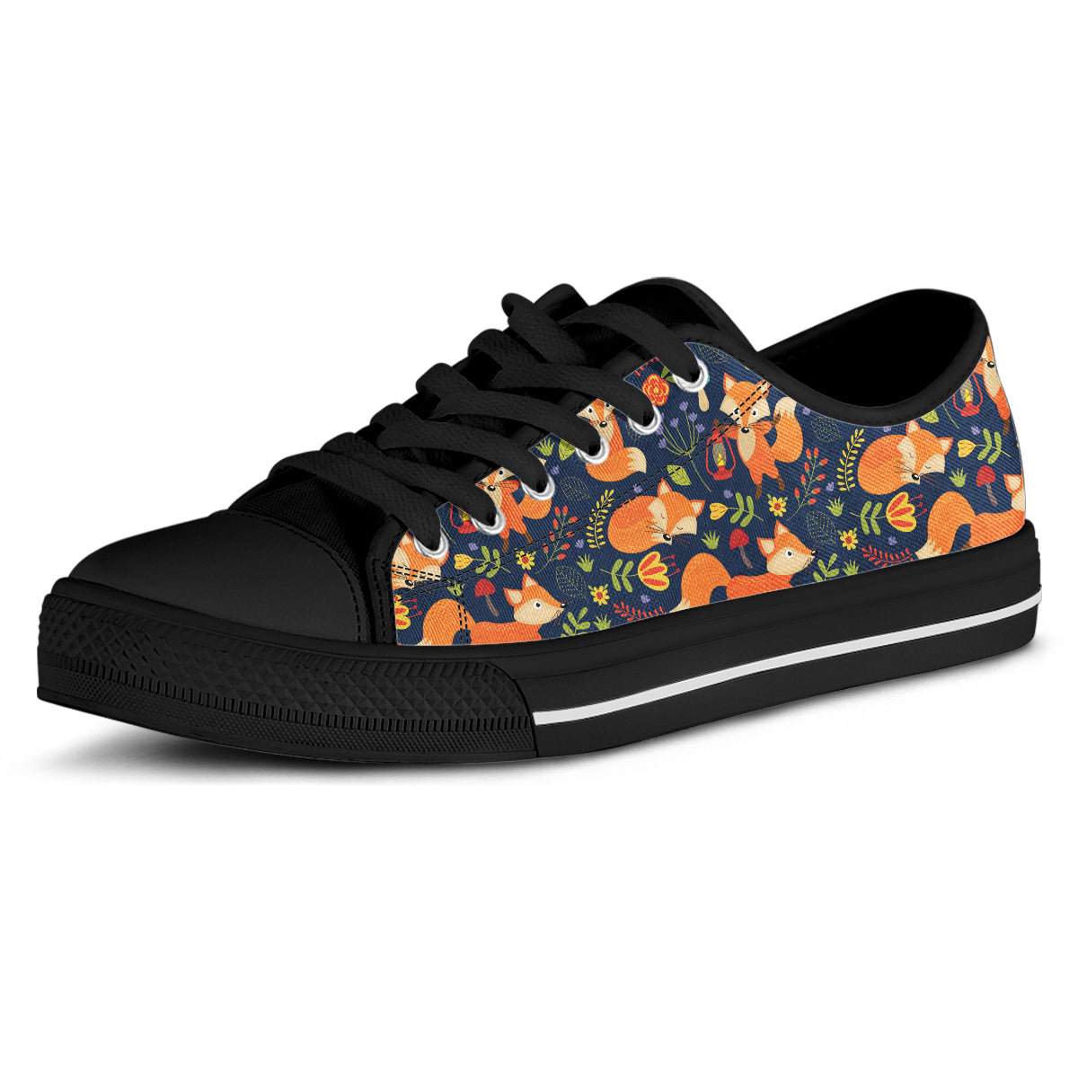 Cartoon Fox Canvas Shoes