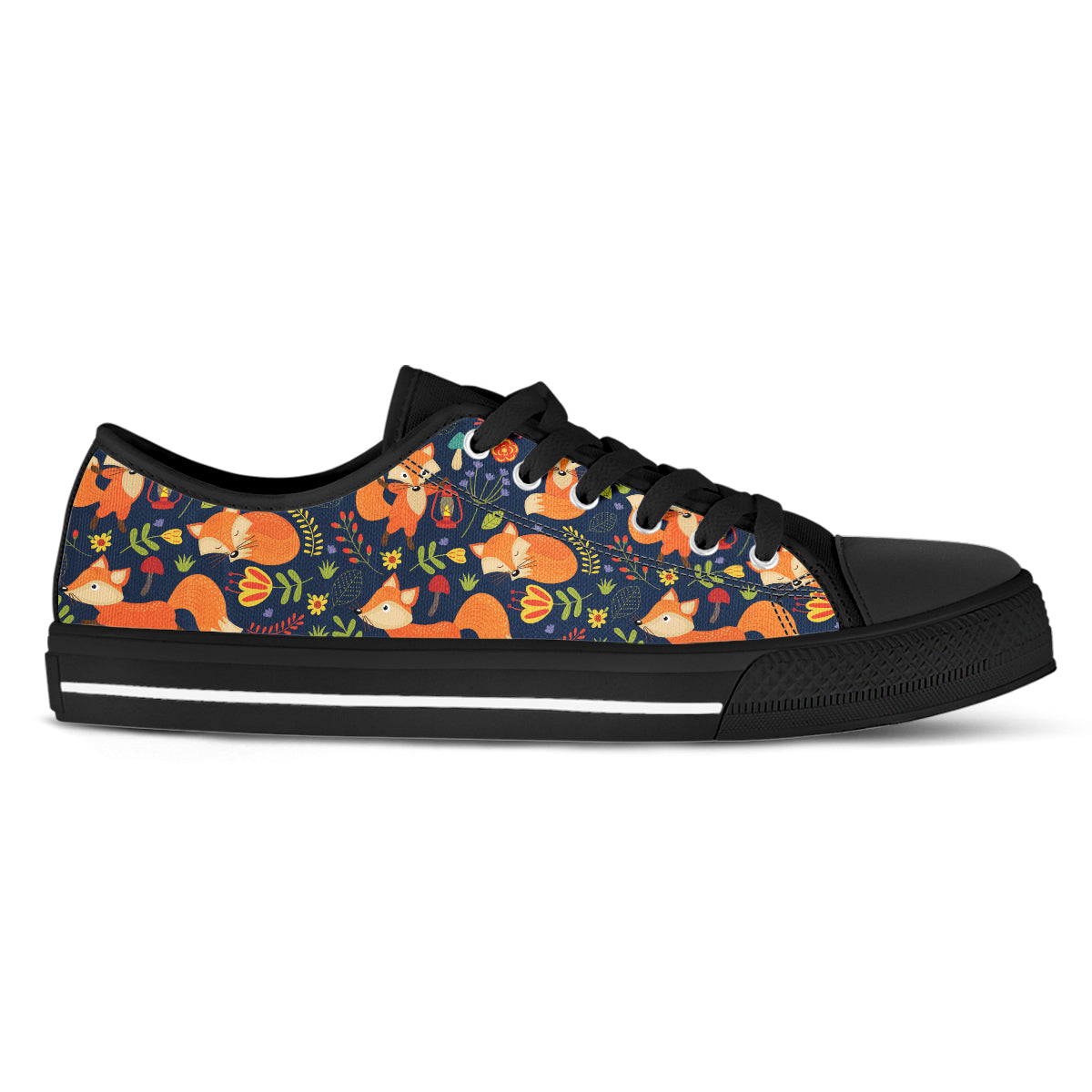 Cartoon Fox Canvas Shoes