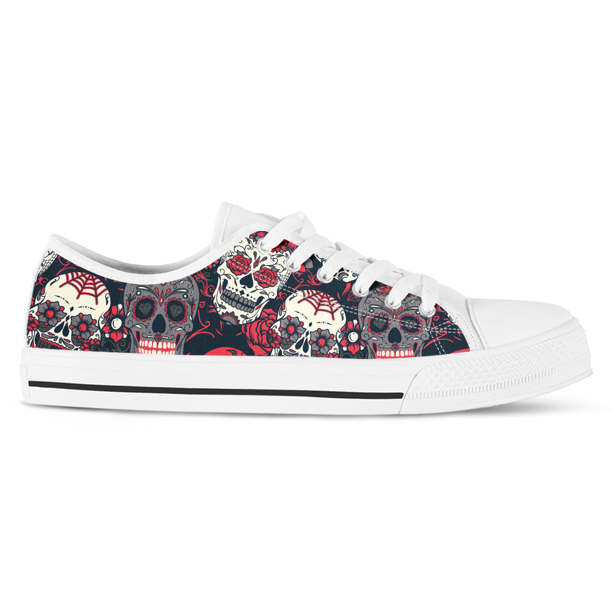 Sugar Skull Canvas Shoes