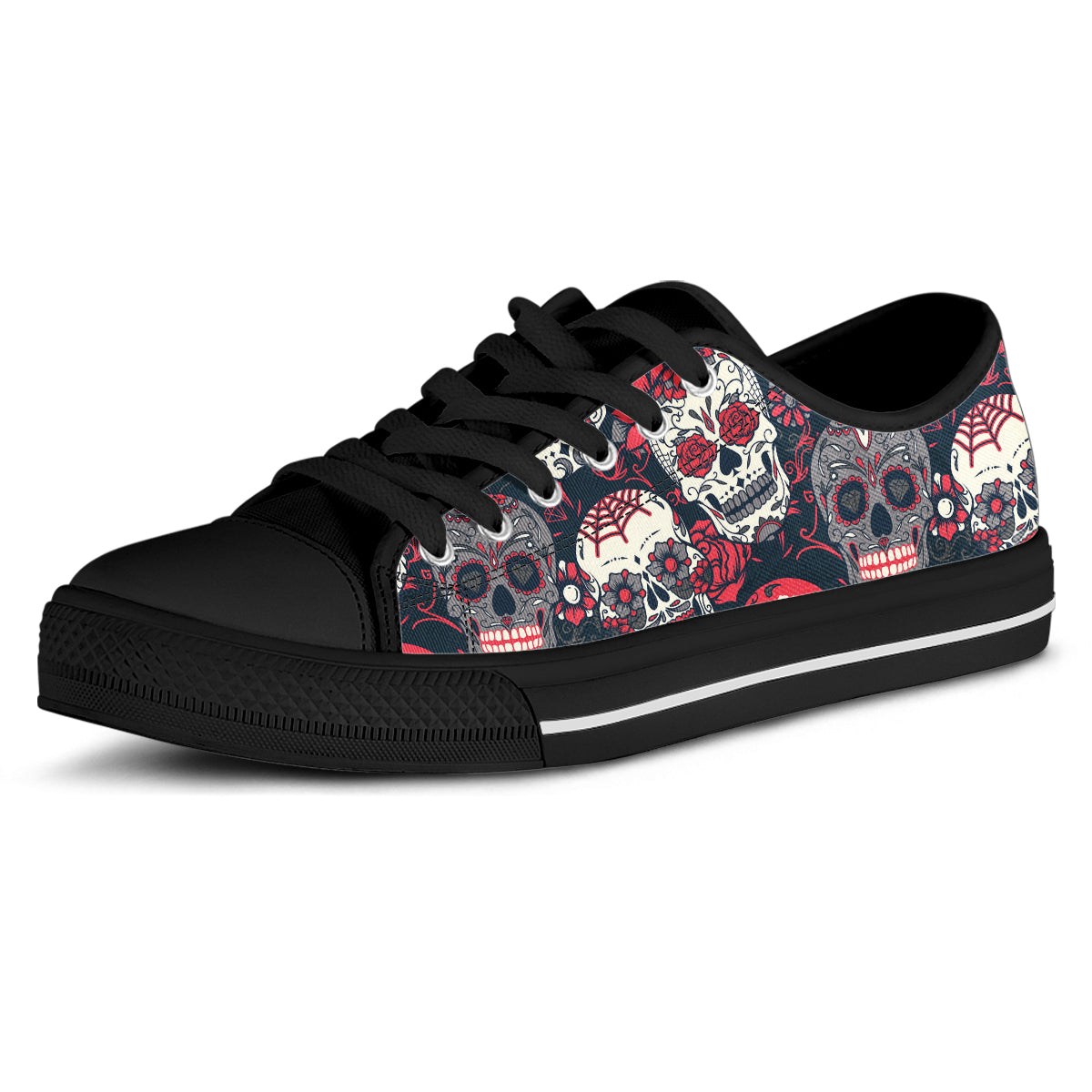 Sugar Skull Canvas Shoes