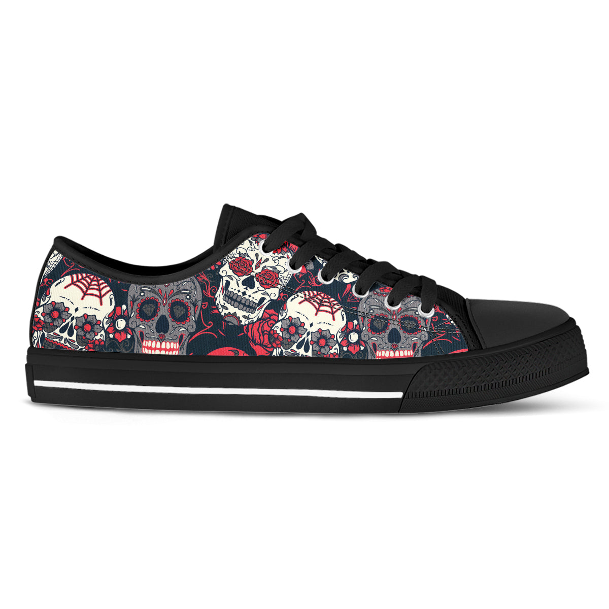 Sugar Skull Canvas Shoes