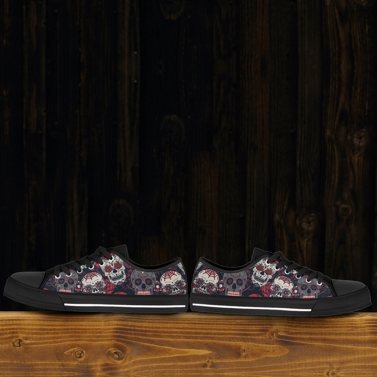Sugar Skull Canvas Shoes