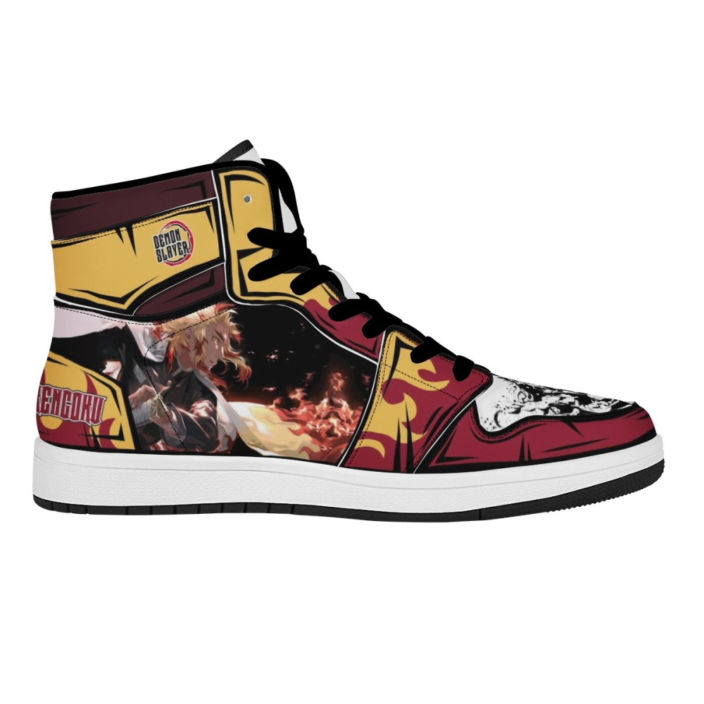 Kyojuro Rengoku Custom Nike Air Jordan 1 Leather Sneaker