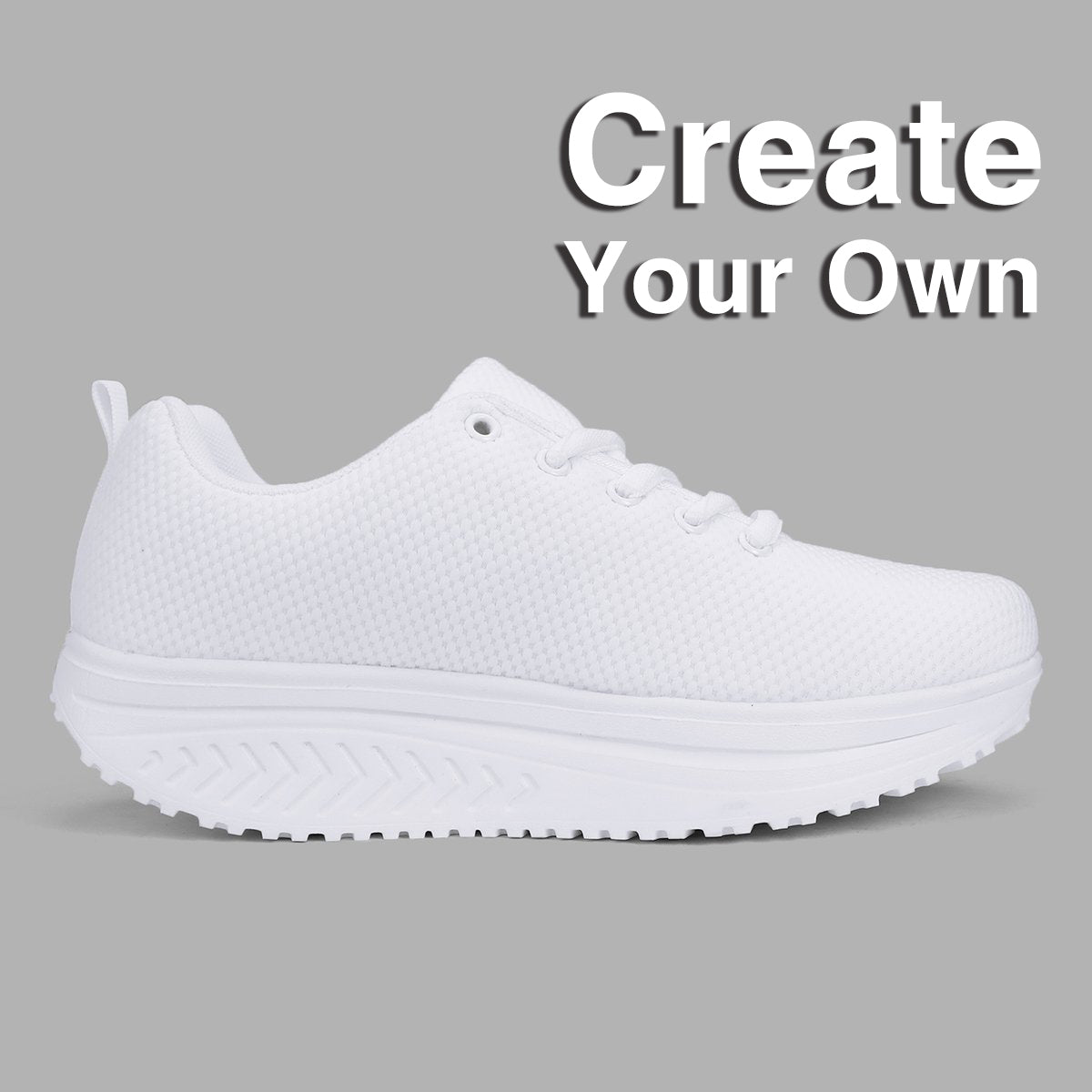 Custom Mesh Heightening Rocking Shoes Customer Noxfan