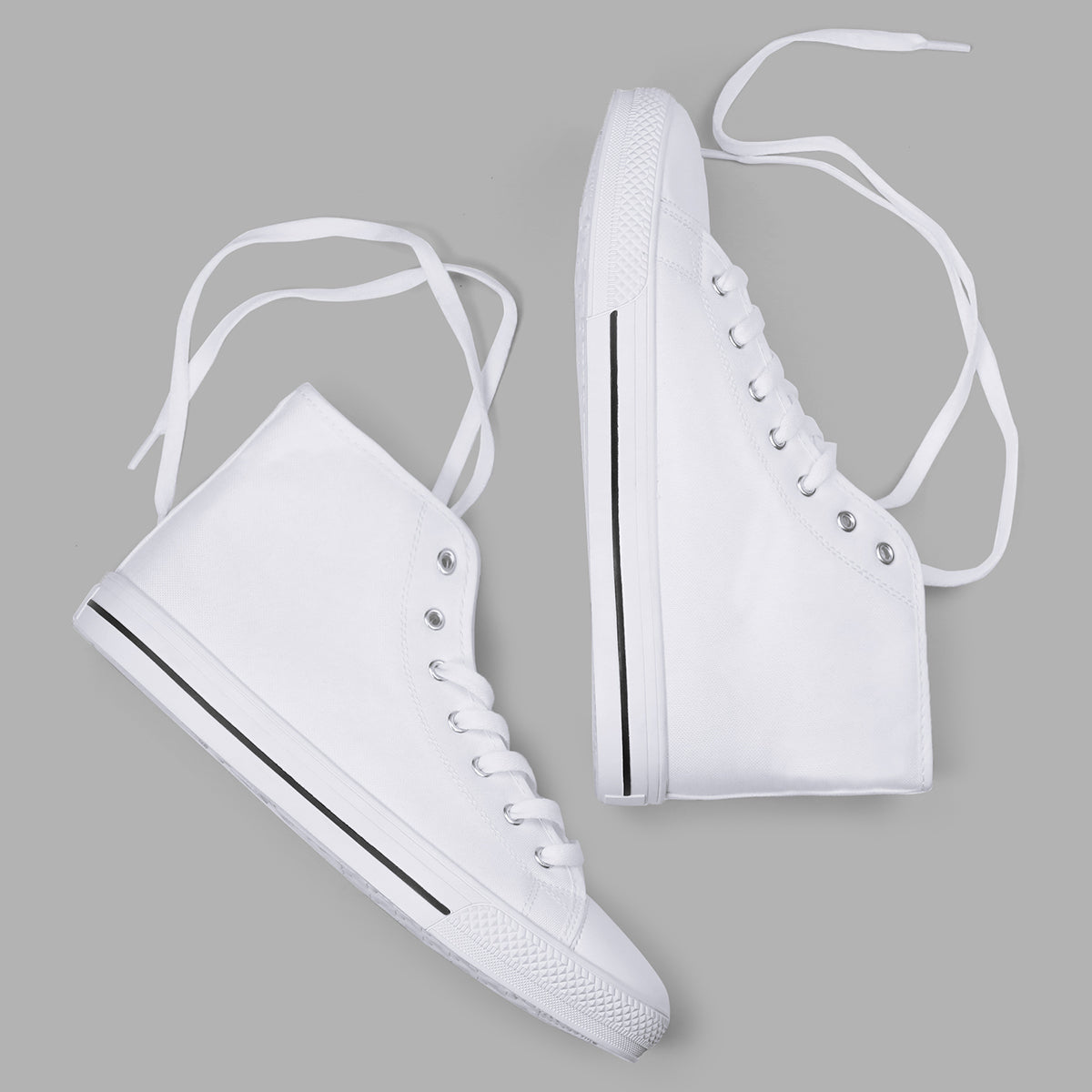 Custom High Top Canvas Shoes Customer Noxfan