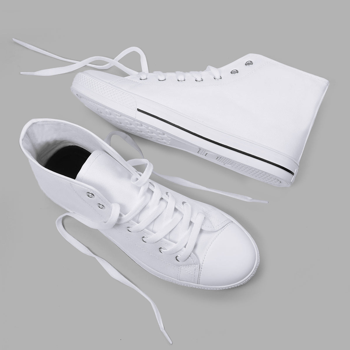 Custom High Top Canvas Shoes Customer Noxfan