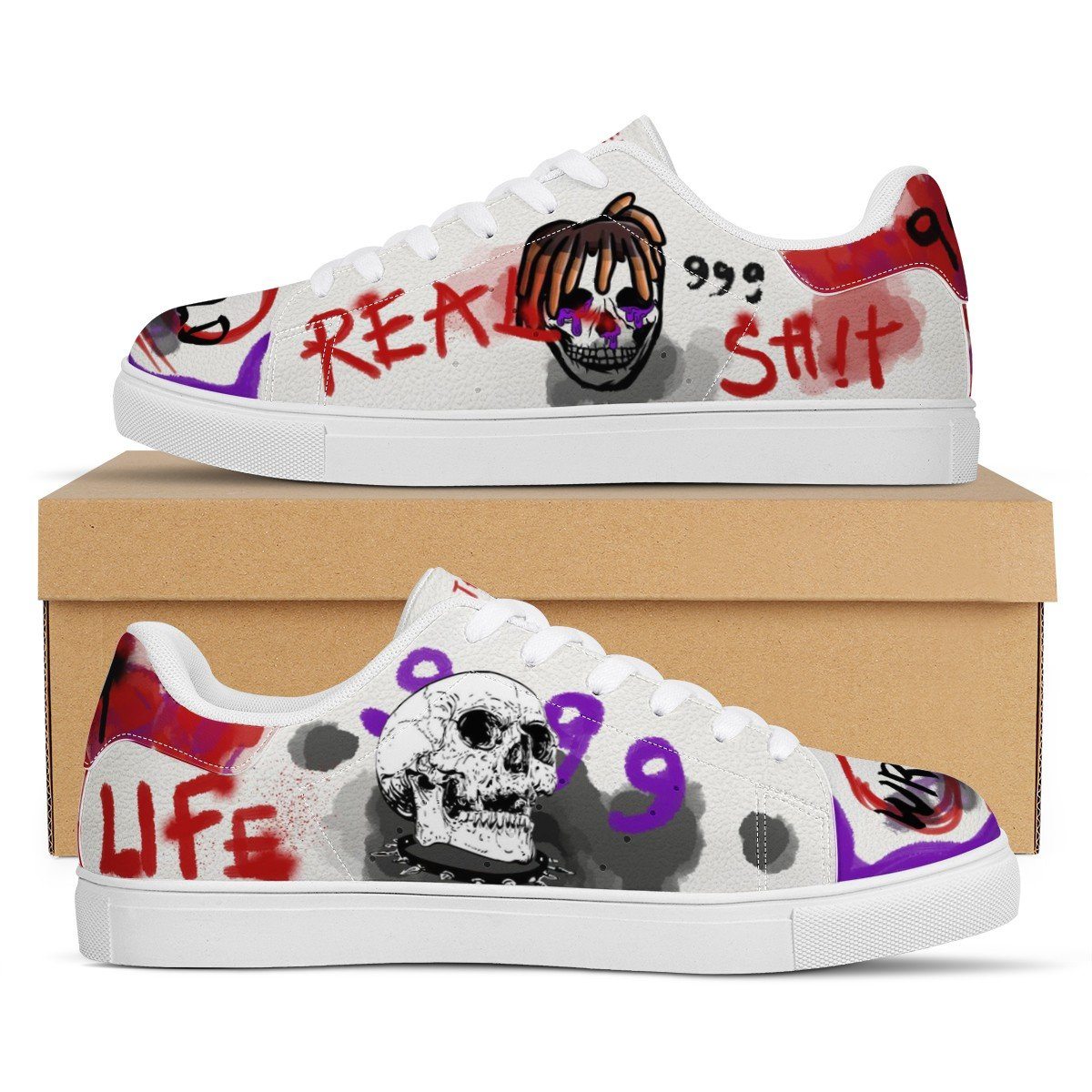 999 Low Top Sneaker Stan Smith, Rapper, Juice Wrld noxfan Women US5.5 (EU36) 
