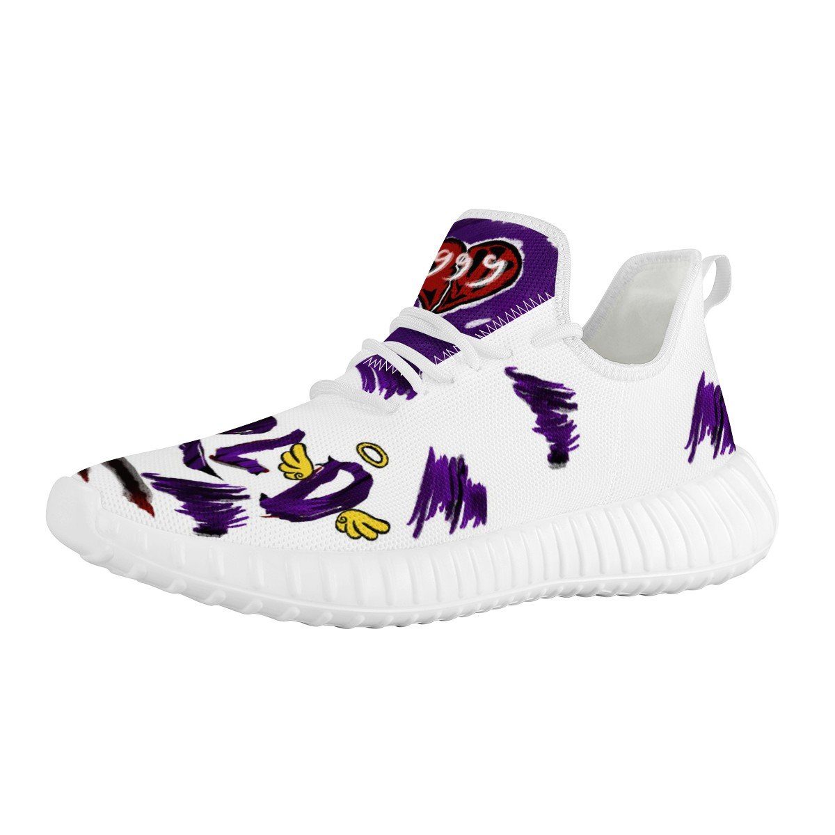 999 Mesh Knit Sneaker Yeezy, Rapper, Juice Wrld noxfan Women US5 (EU35) 