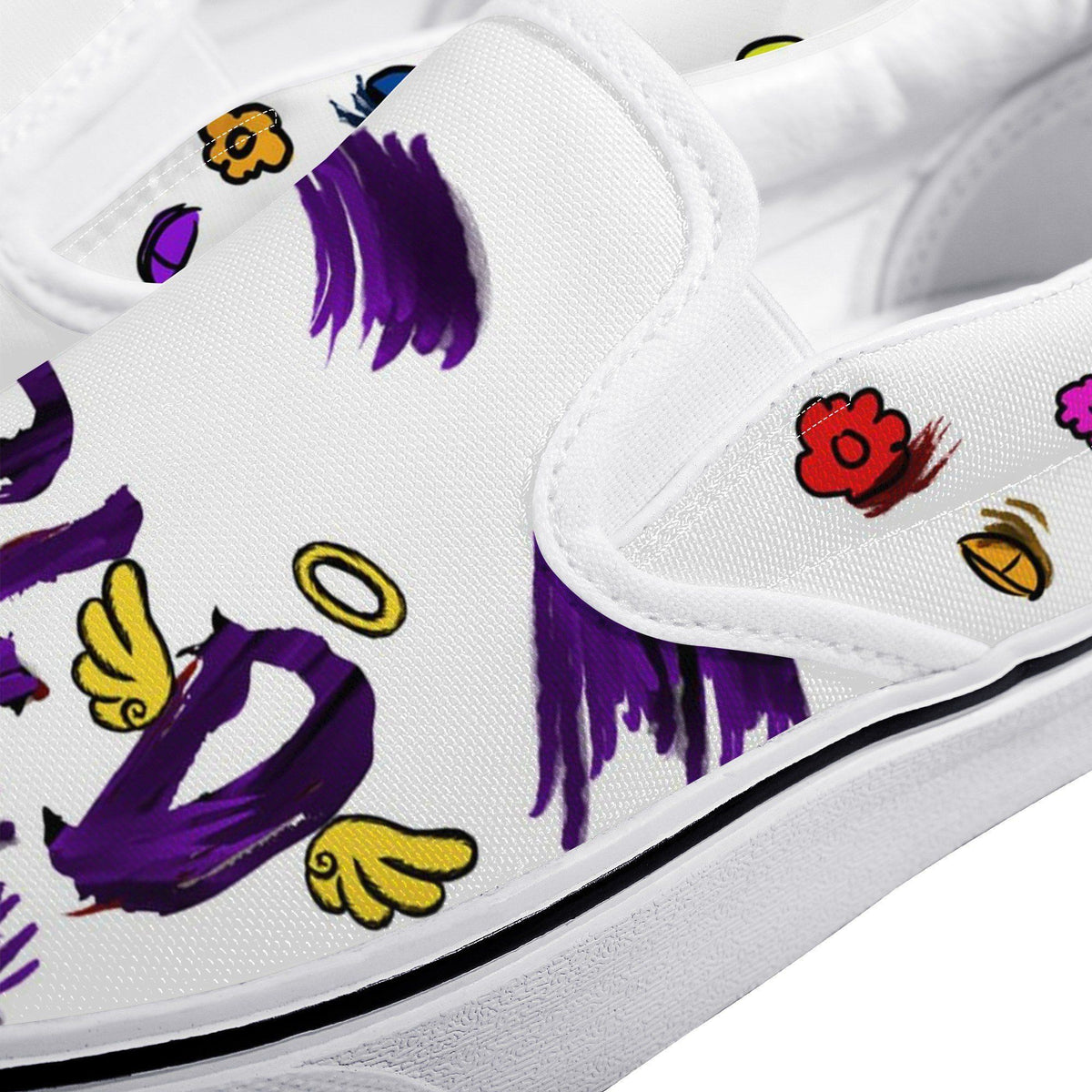 Juice Wrld Custom Vans Slip On Shoes