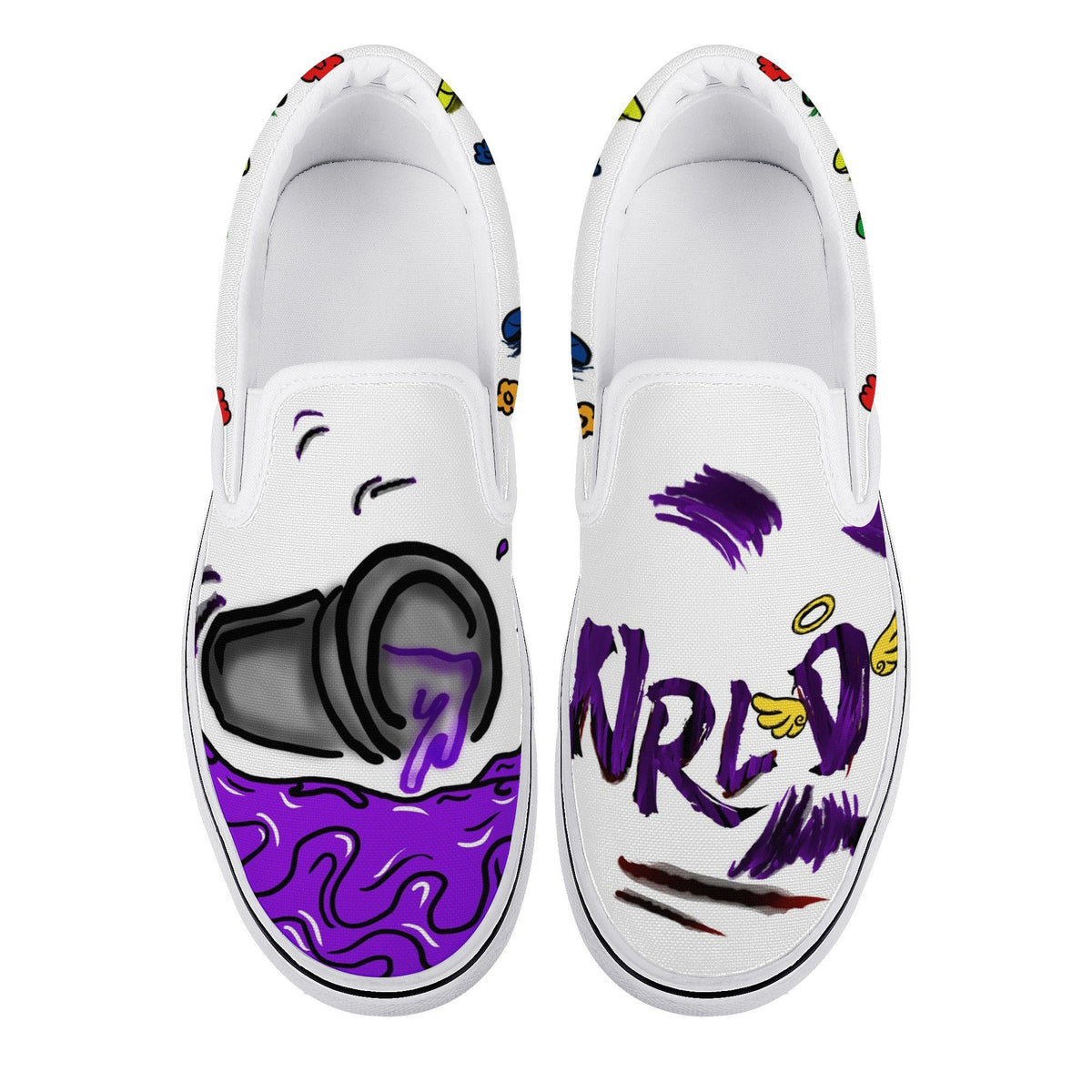 Juice Wrld Custom Vans Slip On Shoes
