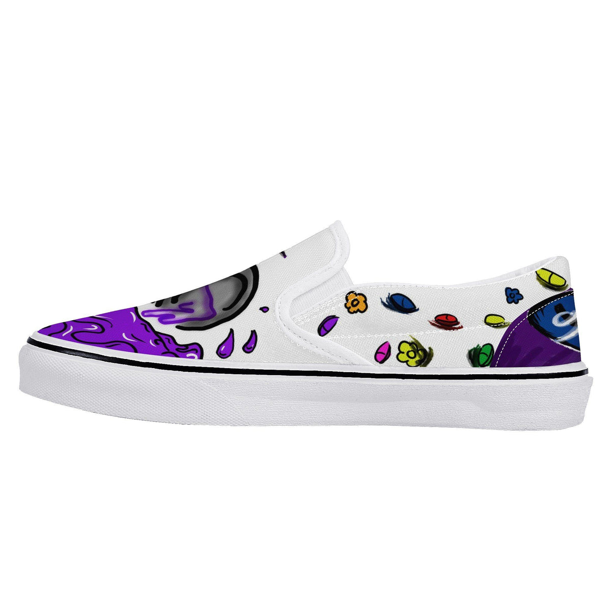 Juice Wrld Custom Vans Slip On Shoes
