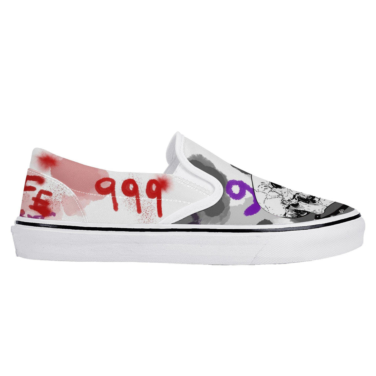 Juice Wrld Custom Vans Slip On Shoes