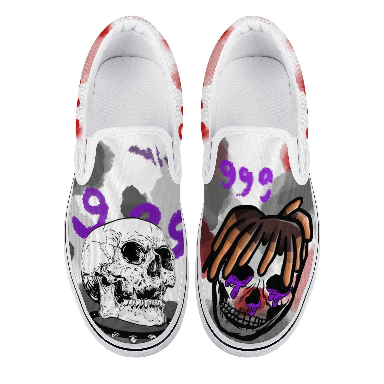 Juice Wrld Custom Vans Slip On Shoes