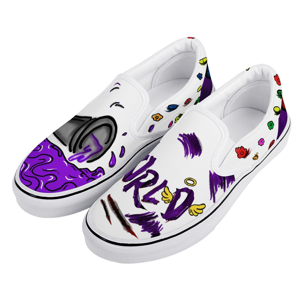 Juice Wrld Custom Vans Slip On Shoes