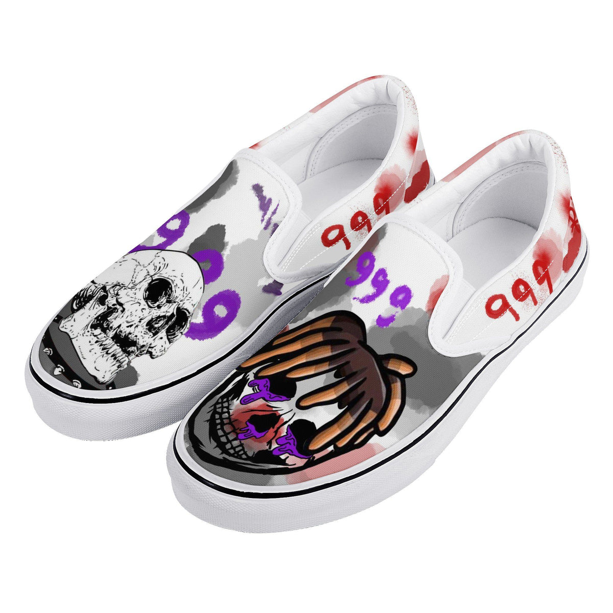 Juice Wrld Custom Vans Slip On Shoes