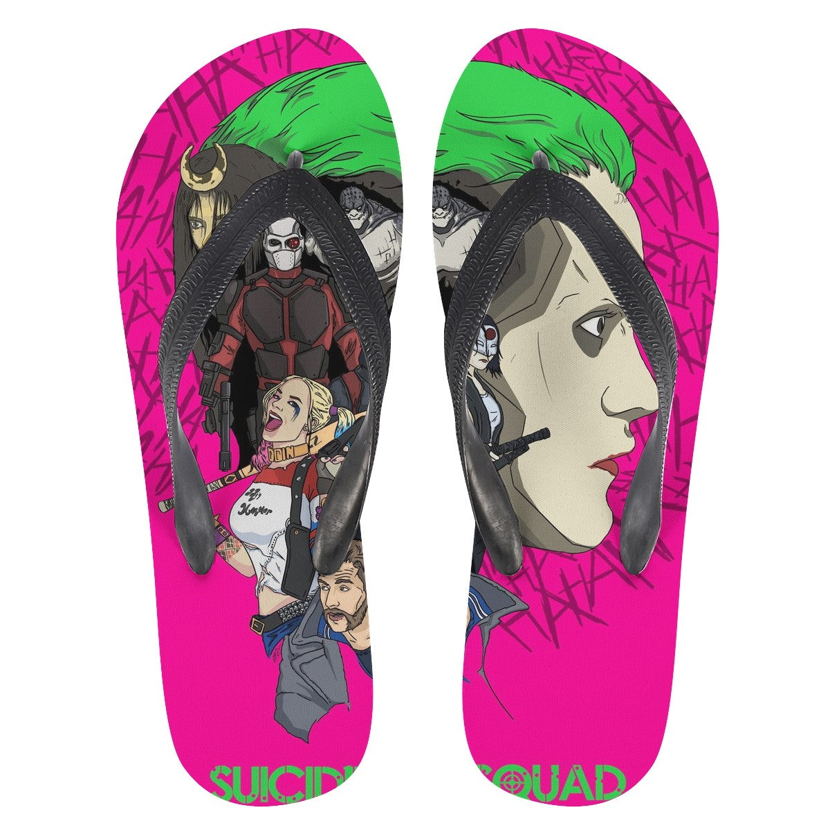 Suicide Squad Custom Flip Flops