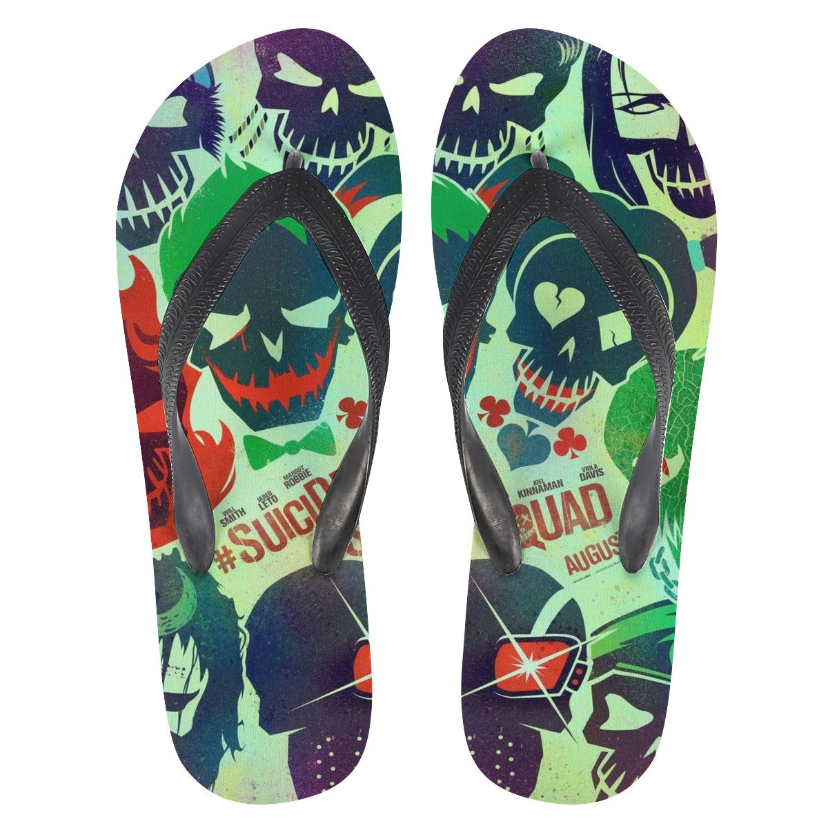 Suicide Squad Custom Flip Flops