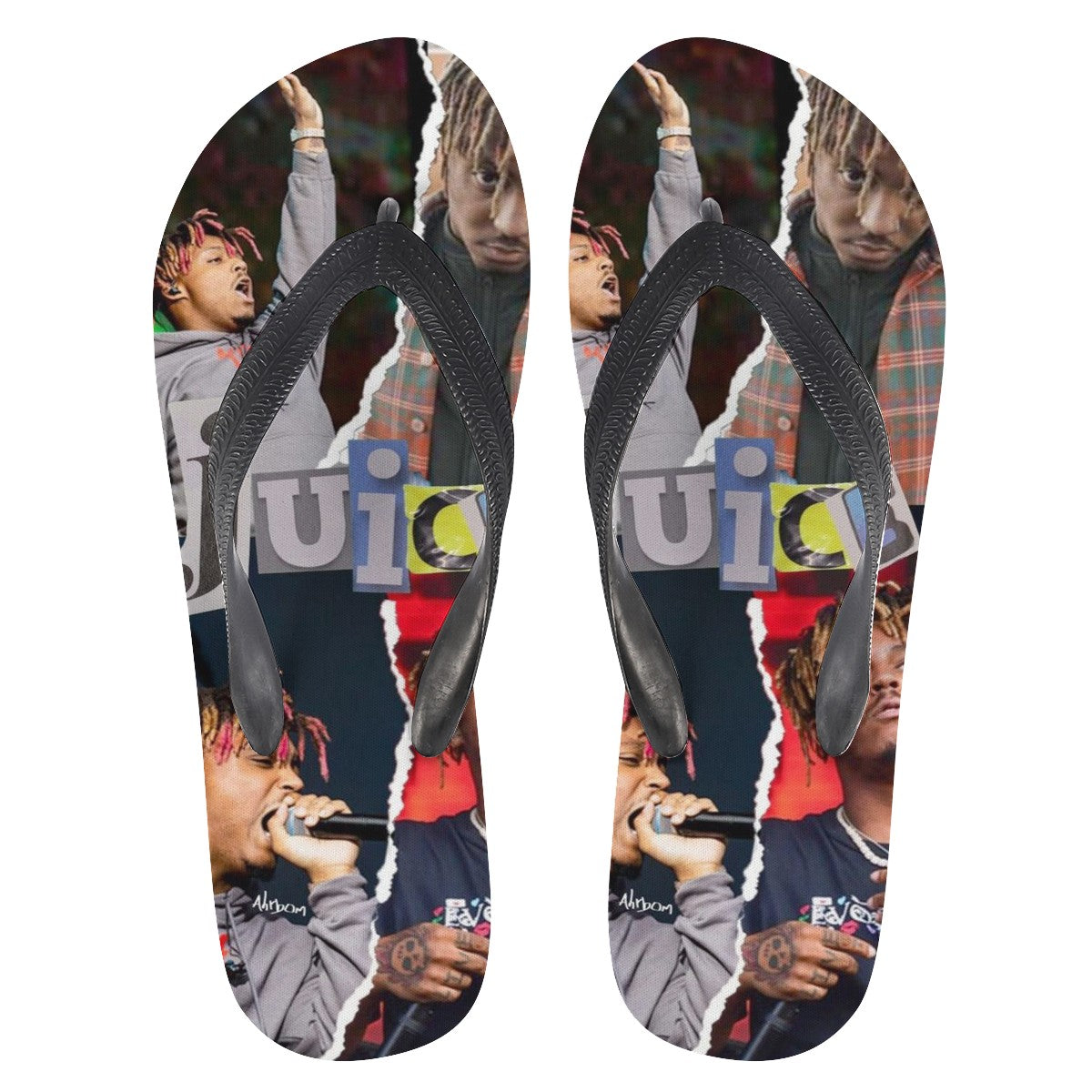Juice Wrld Custom Flip Flops