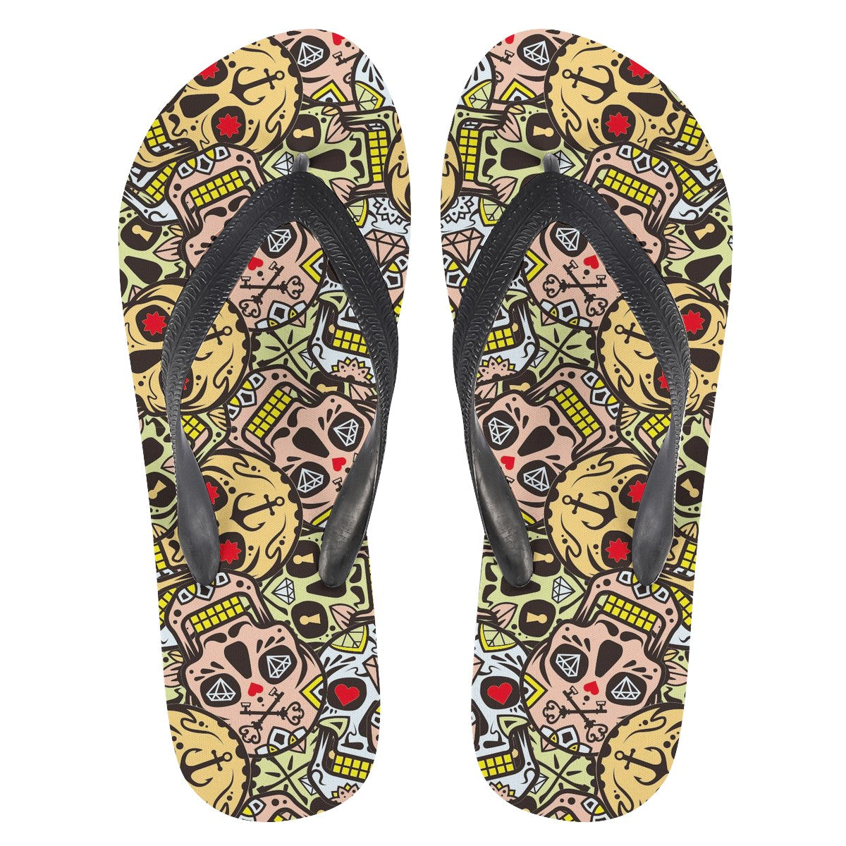 Skull Custom Flip Flops