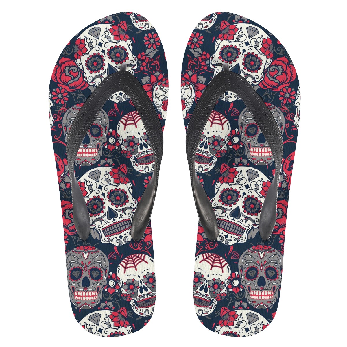 Skull Custom Flip Flops