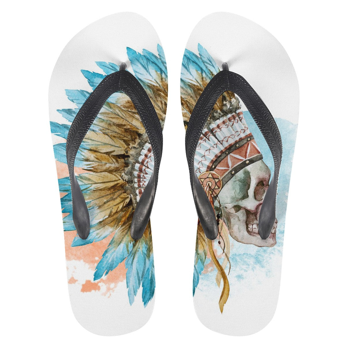 Skull Custom Flip Flops