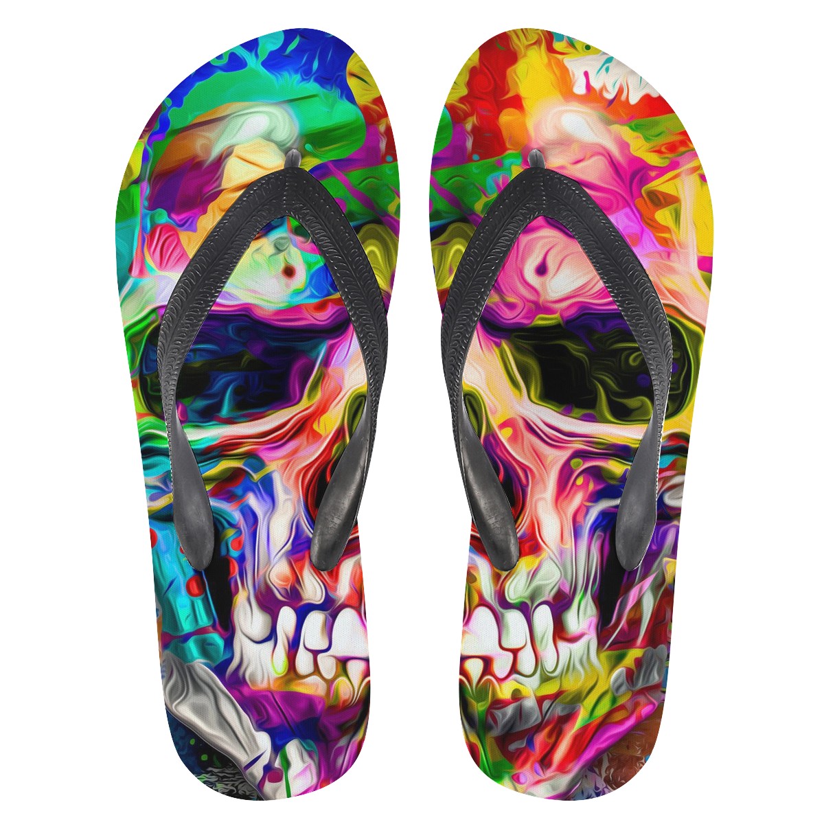 Skull Custom Flip Flops