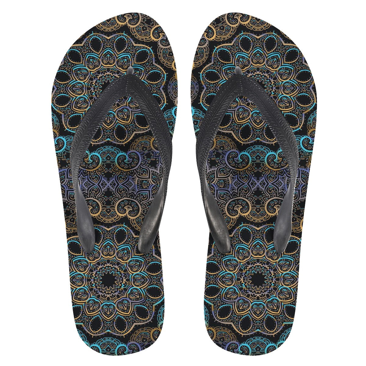 Mandala Custom Flip Flops