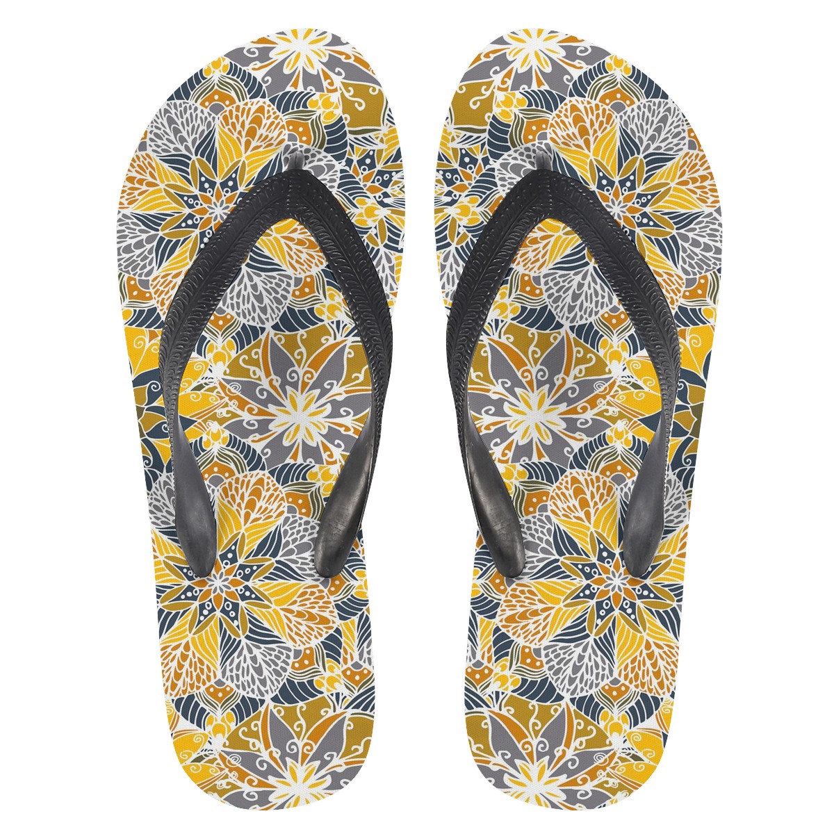 Mandala Custom Flip Flops