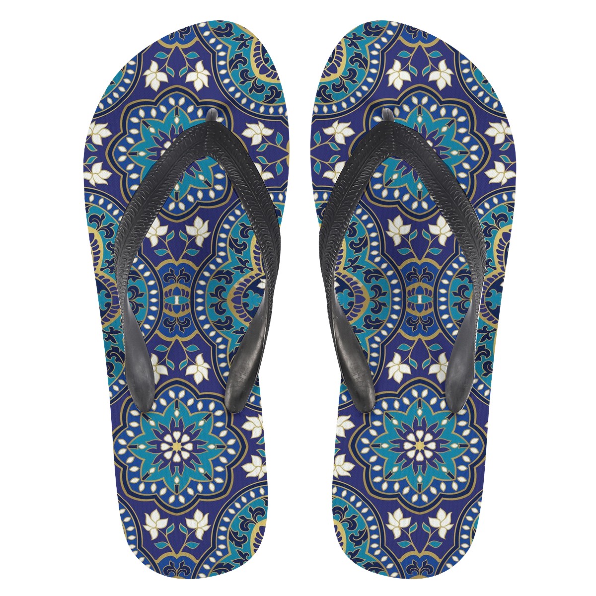 Mandala Custom Flip Flops