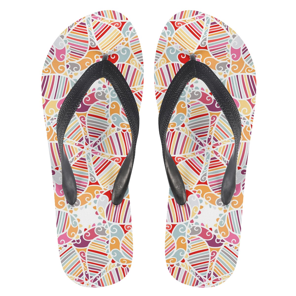 Mandala Custom Flip Flops