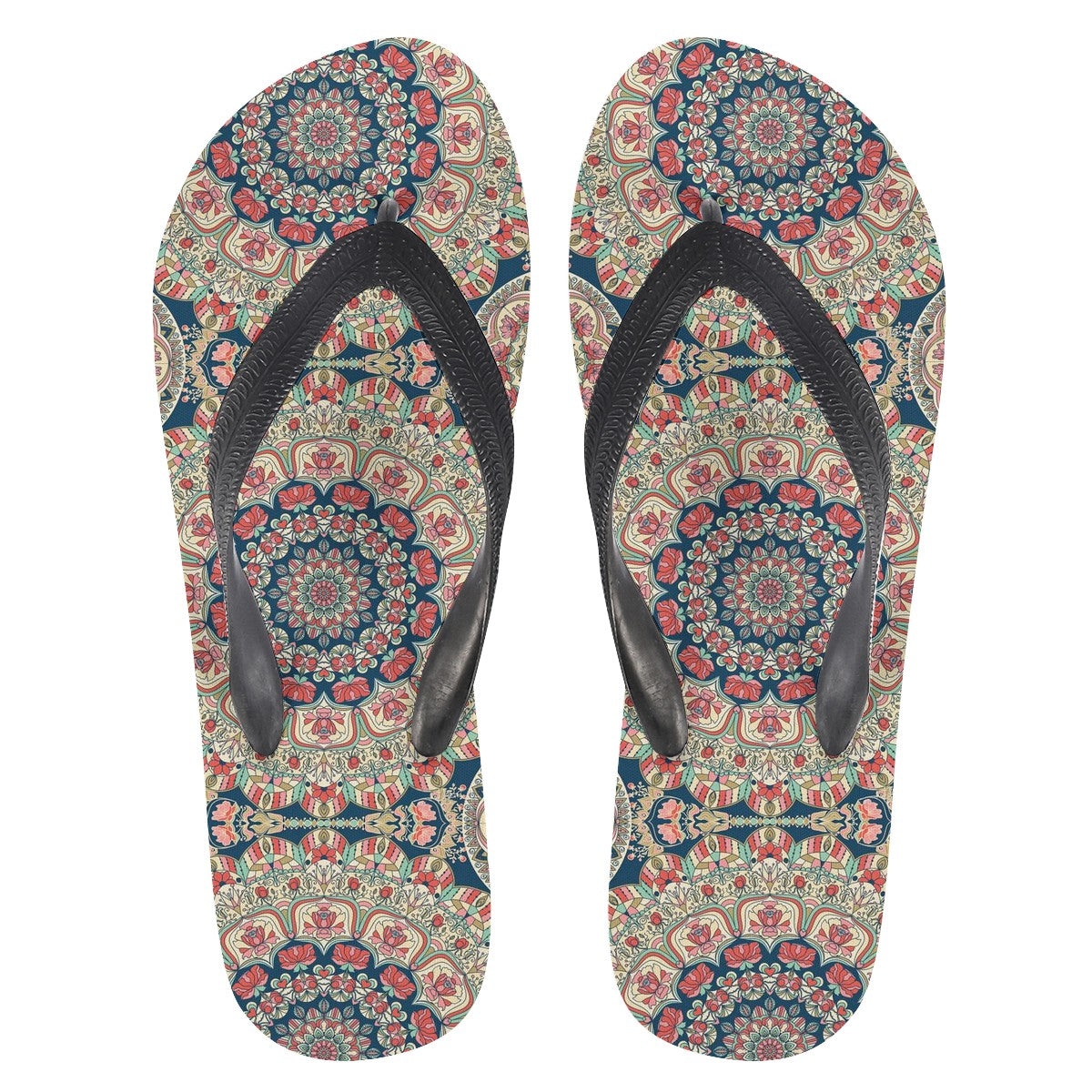 Mandala Custom Flip Flops