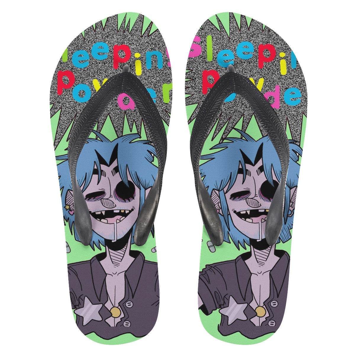 Gorillaz Custom Flip Flops