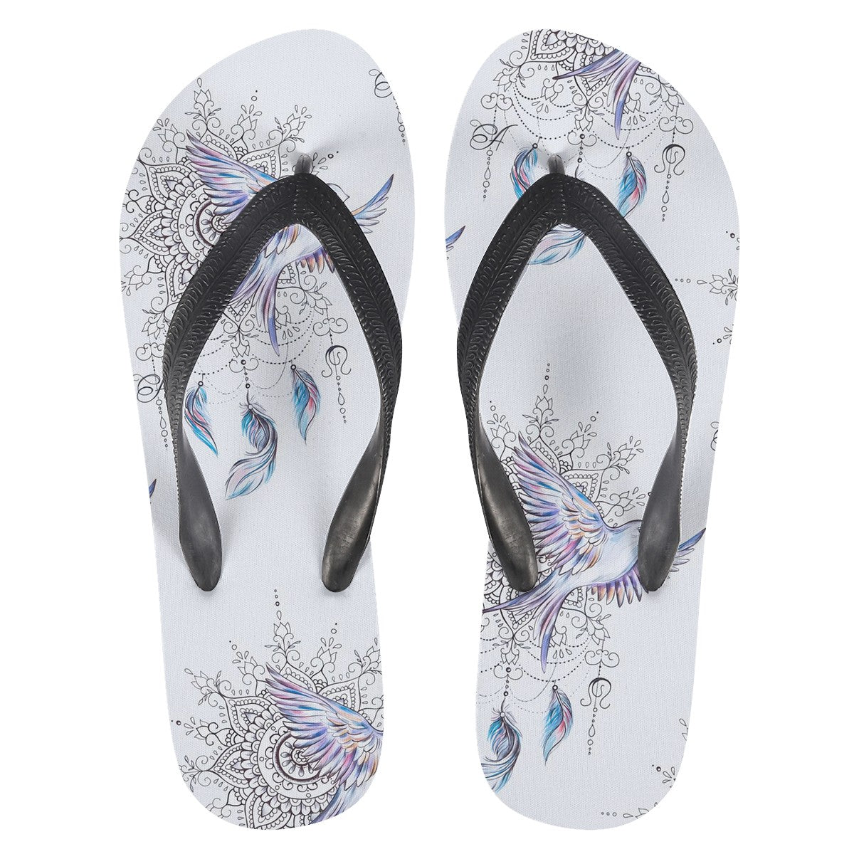 Mandala Custom Flip Flops