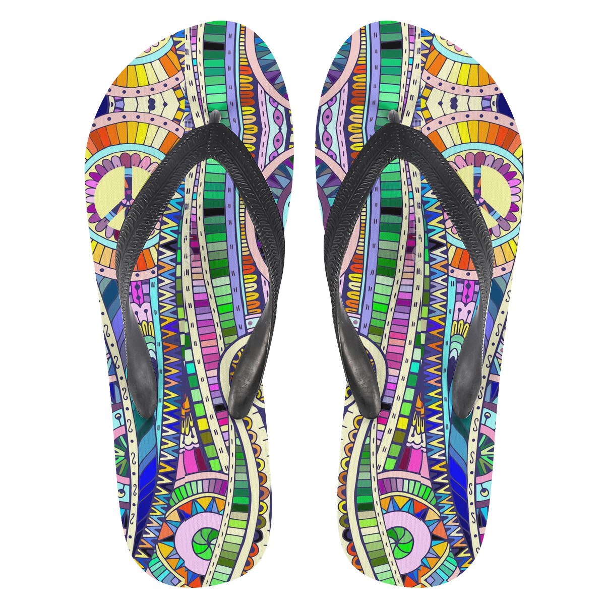 Bohemian Custom Flip Flops