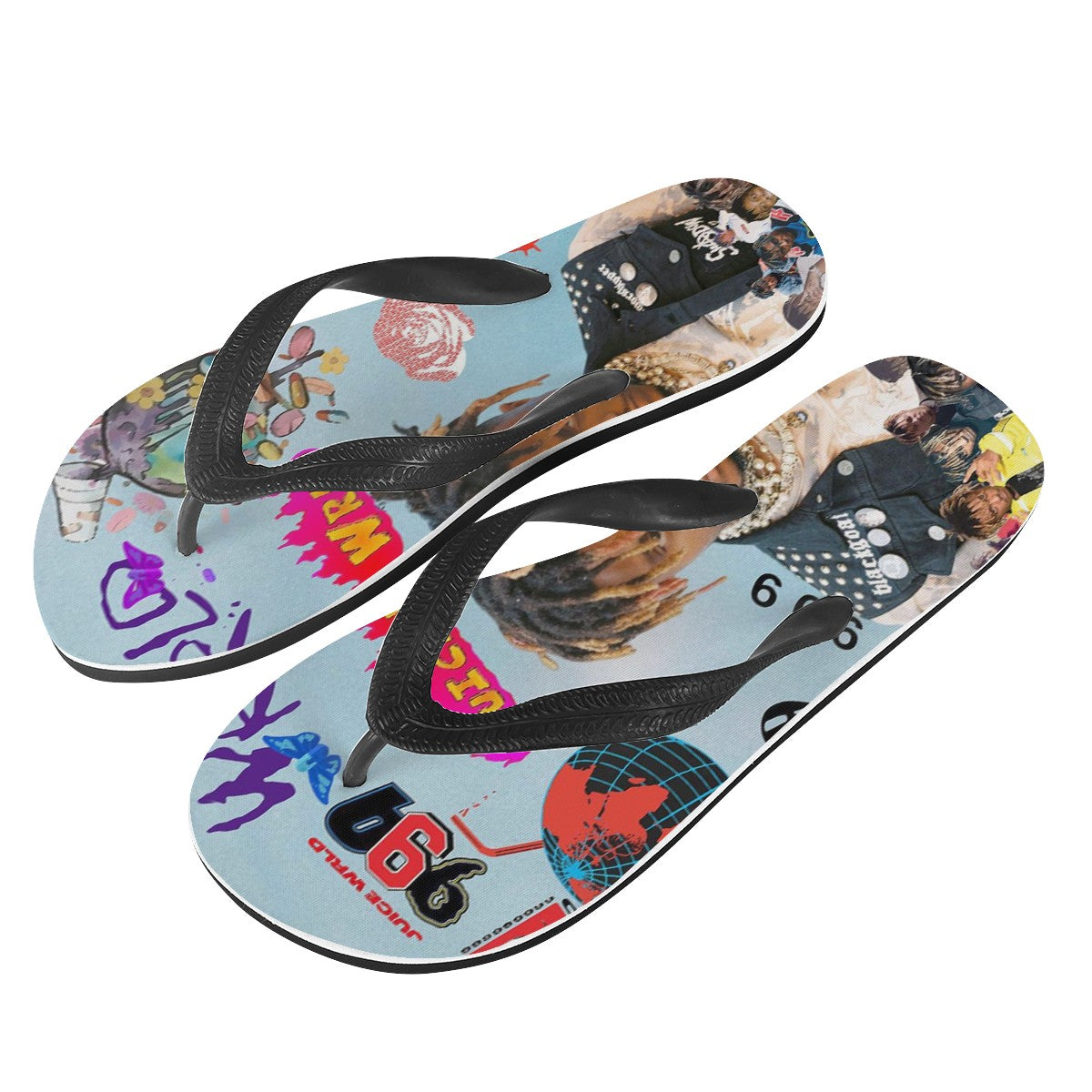Juice Wrld Custom Flip Flops