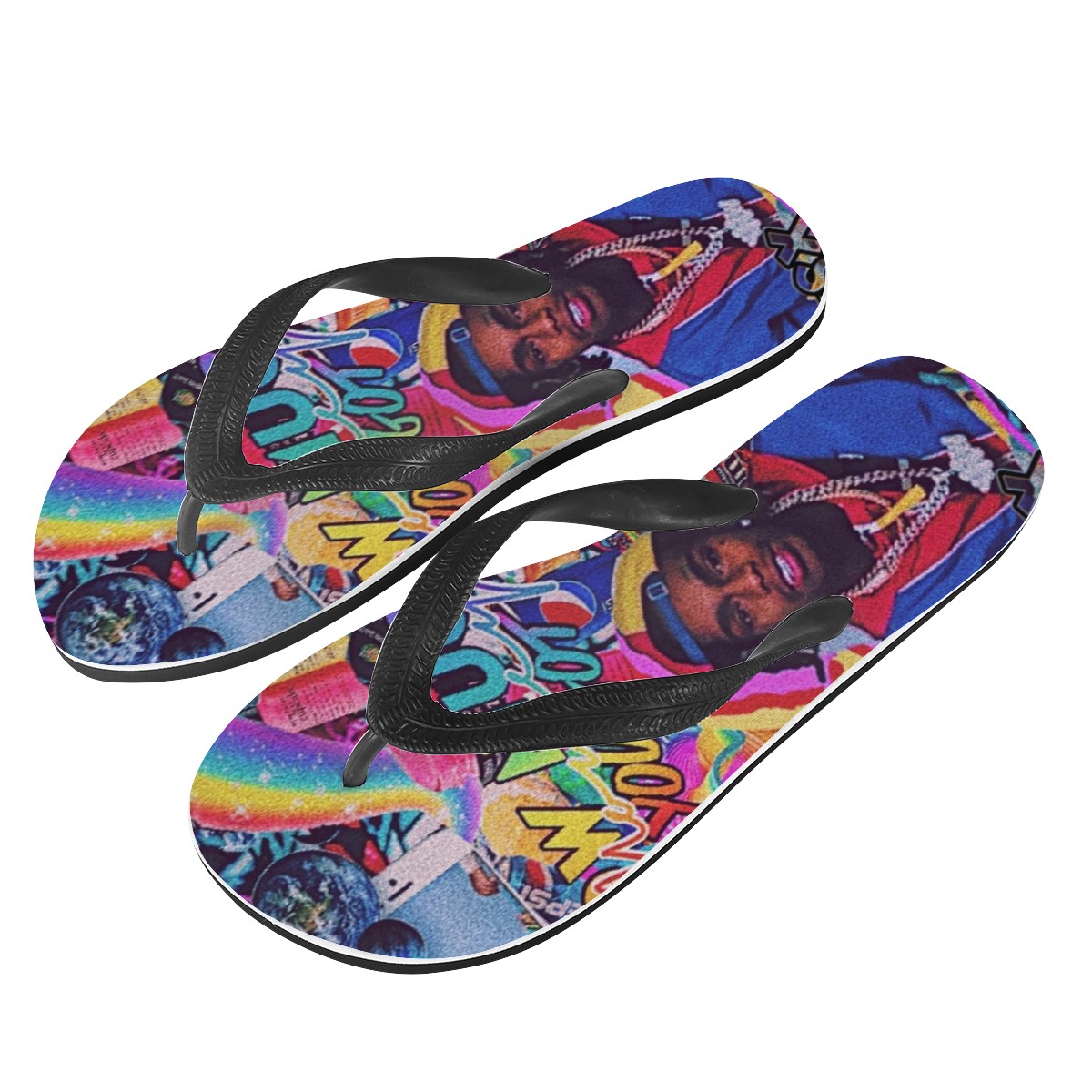 Ynw Melly Custom Flip Flops