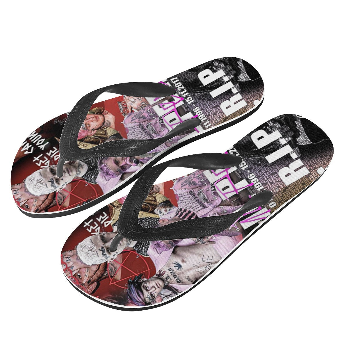 Lil Peep Custom Flip Flops