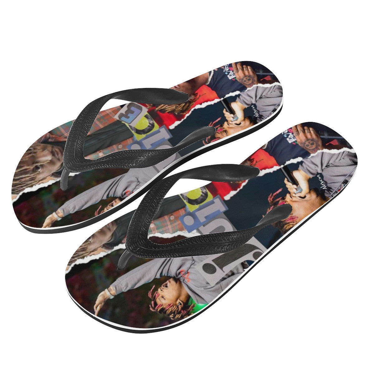 Juice Wrld Custom Flip Flops