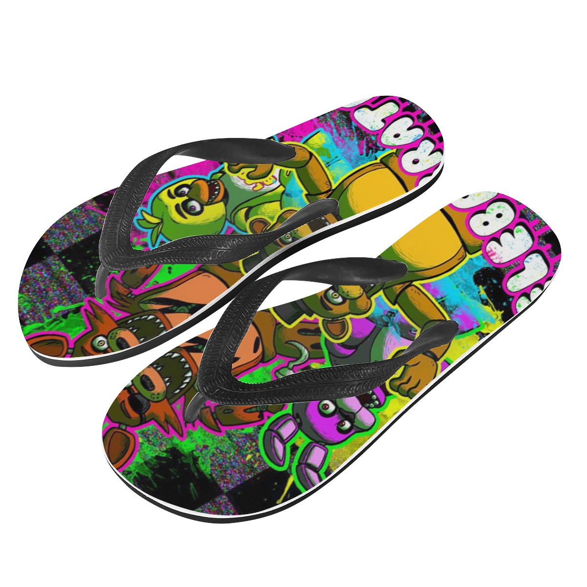Five Nights at Freddy&#39;s Custom Flip Flops